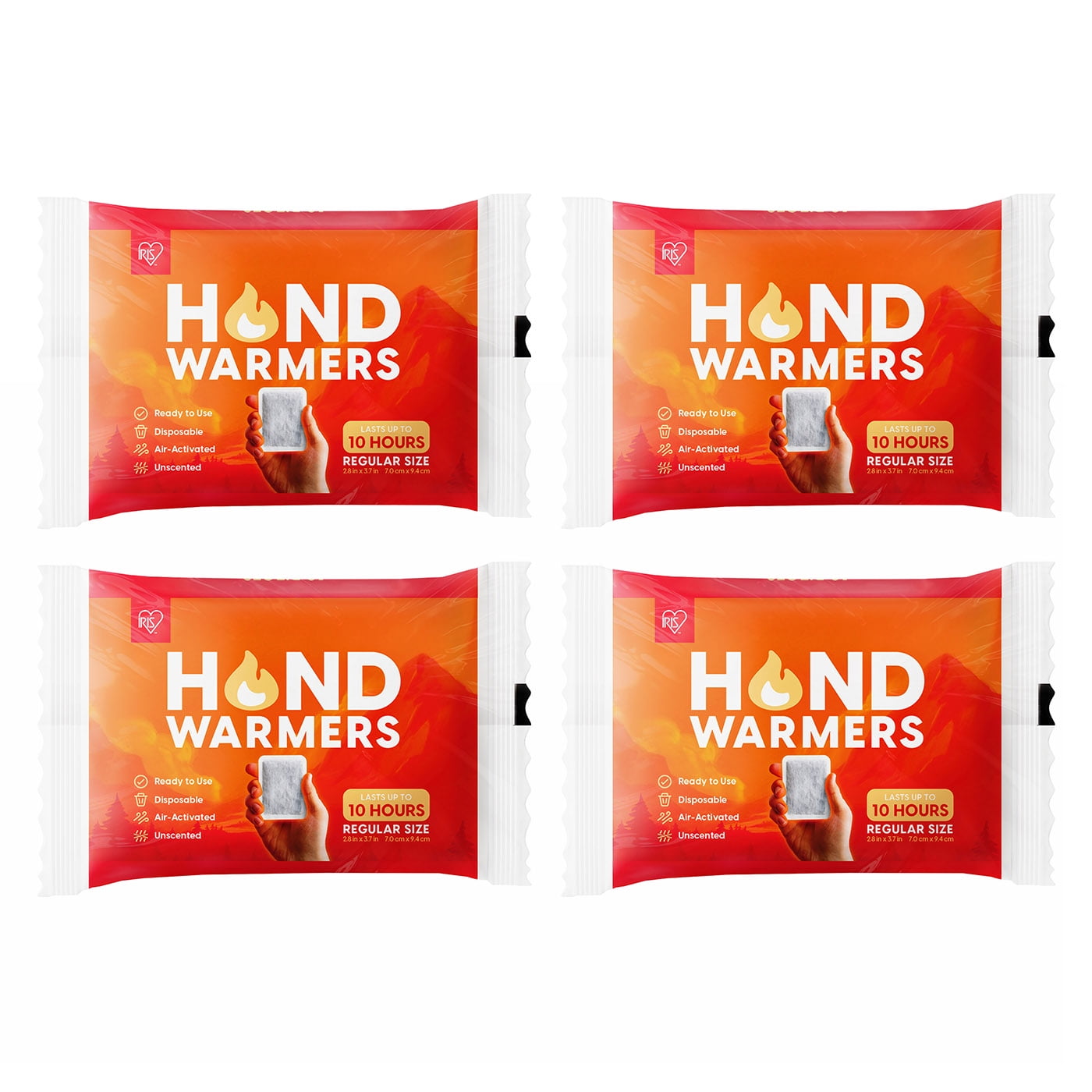 IRIS USA Medium 40 Individual Pack Hand Warmers, Body Warmers