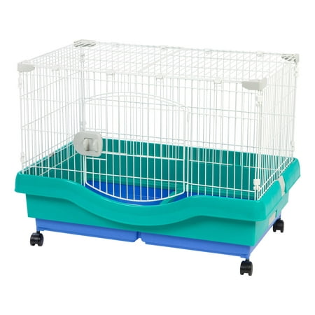 IRIS Mobile Wire Animal House, Green