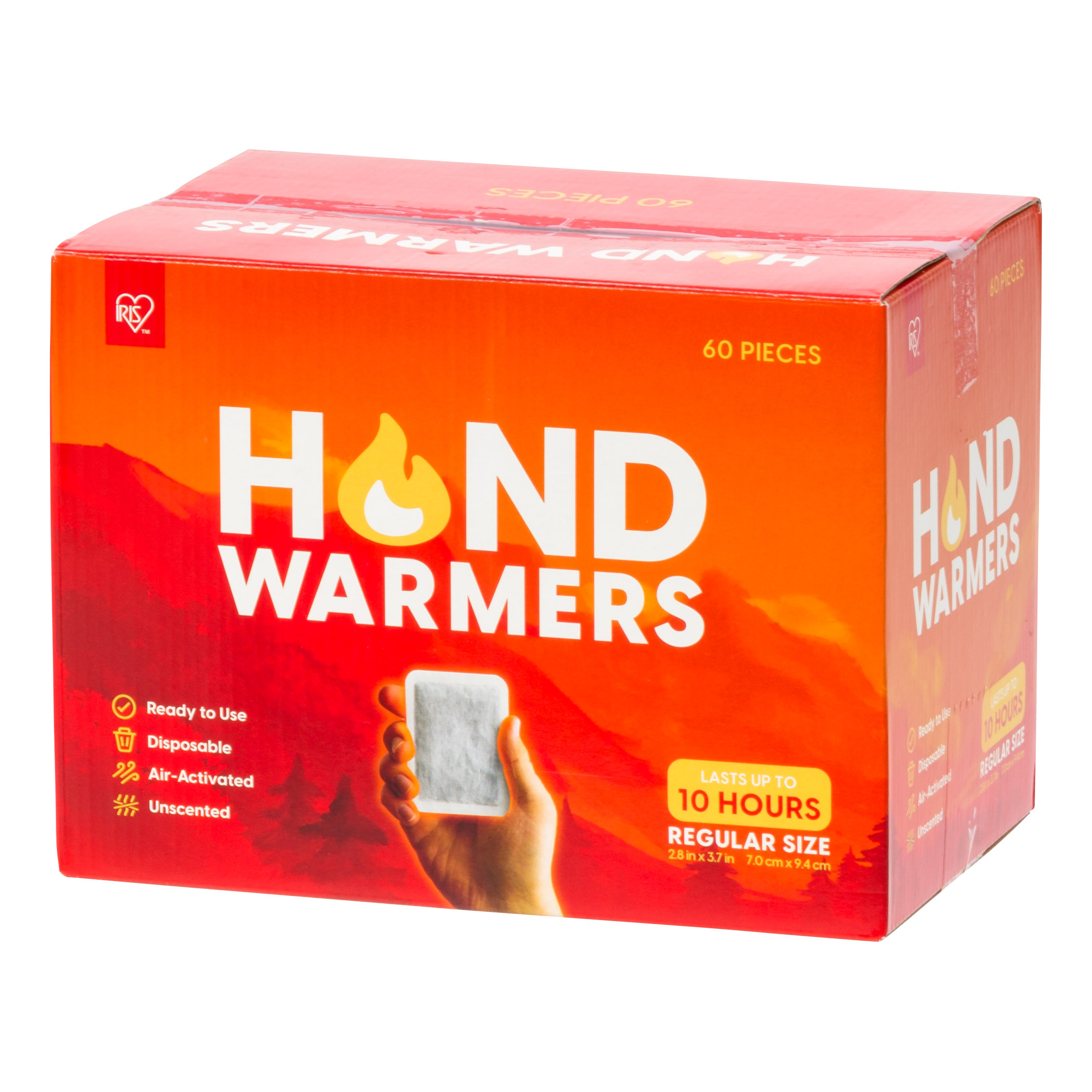 IRIS USA Regular 60 Individual Pack Disposable Hand Warmers Body IRIS USA Regular 60 Individual Pack Disposable Hand Warmers Body