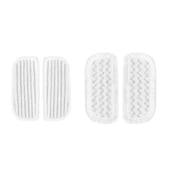 IRIS USA Replacement Floor Cleaning Pads, 2 Soft and 2 Scrub Pads, for Electric Mop
