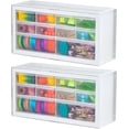 thumbnail image 1 of IRIS Small Drawer Organizer Storage, 10-Drawer Craft Cabinet, 2Pk, 1 of 7