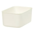 thumbnail image 1 of IRIS Small Plastic Storage Organizer Basket, Off-White, 1 of 9