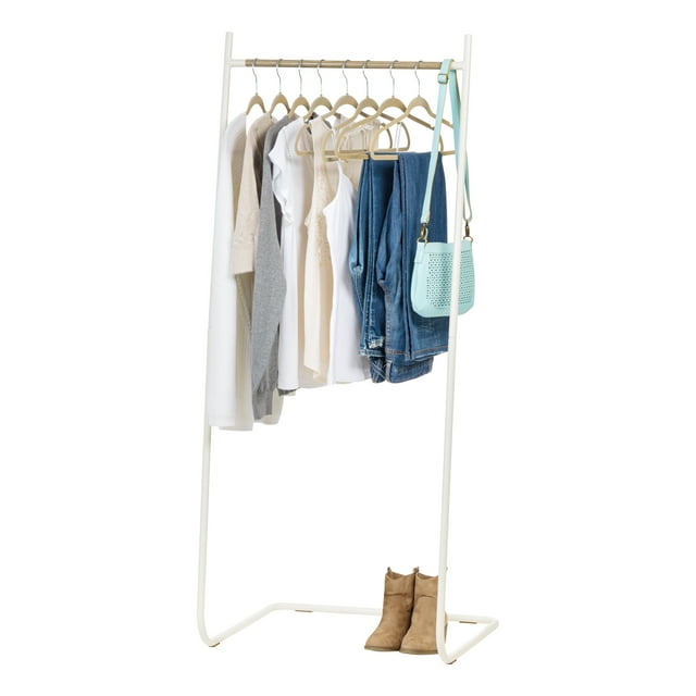 IRIS USA Stylish Classic Clothes Rack for Hanging Clothes, Easy to