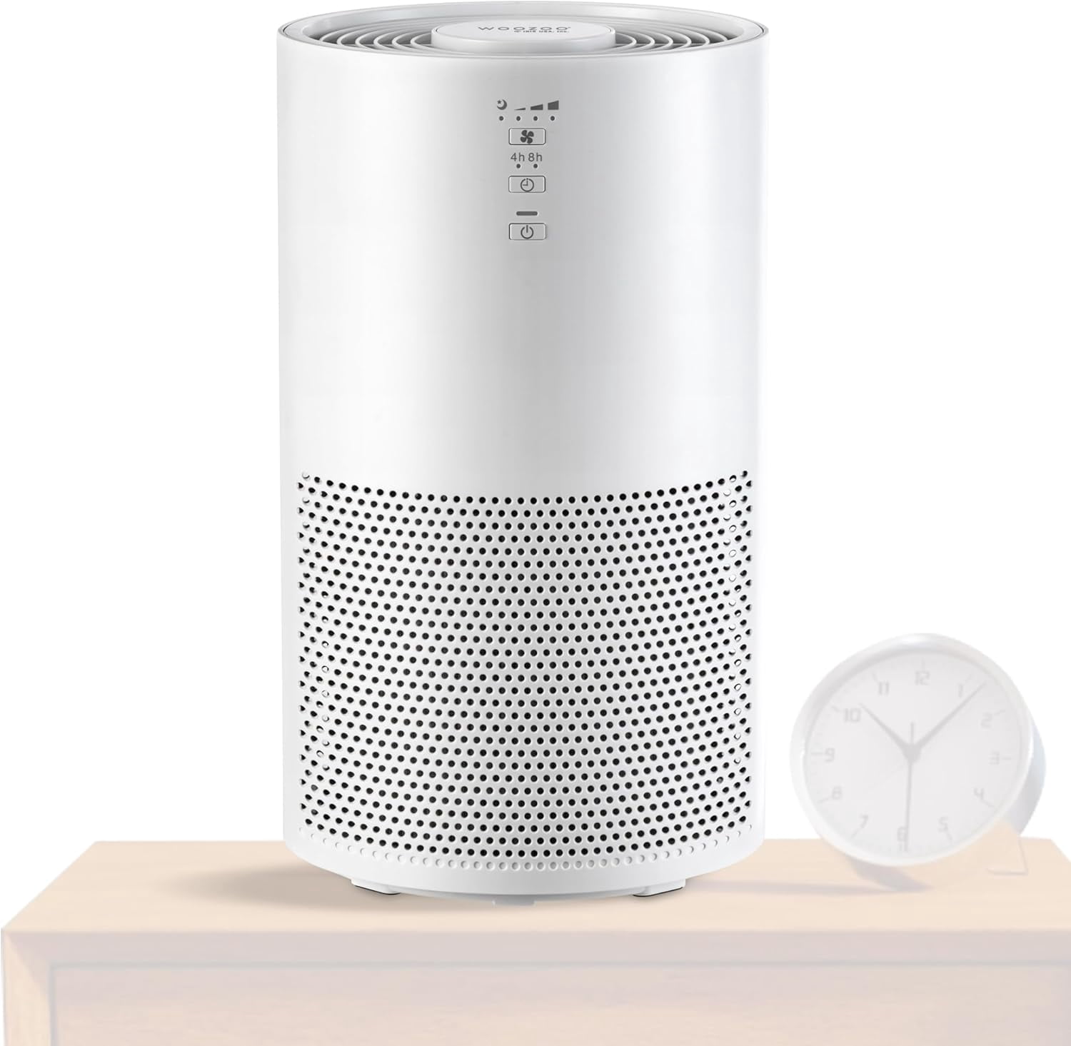 IRIS WOOZOO Air Purifier Cover Up to 458 ft², H13 HEPA 3-in-1 Filter Remove Up to 99.97%