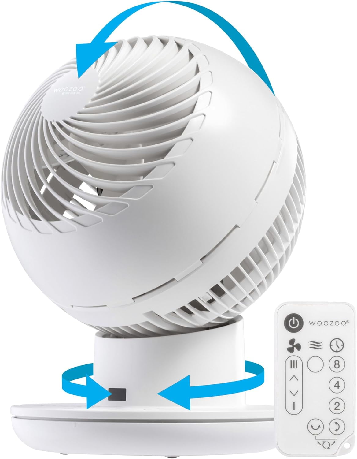Woozoo Globe Air Circulator Fan With Remote Control, PCF-SC15T Black