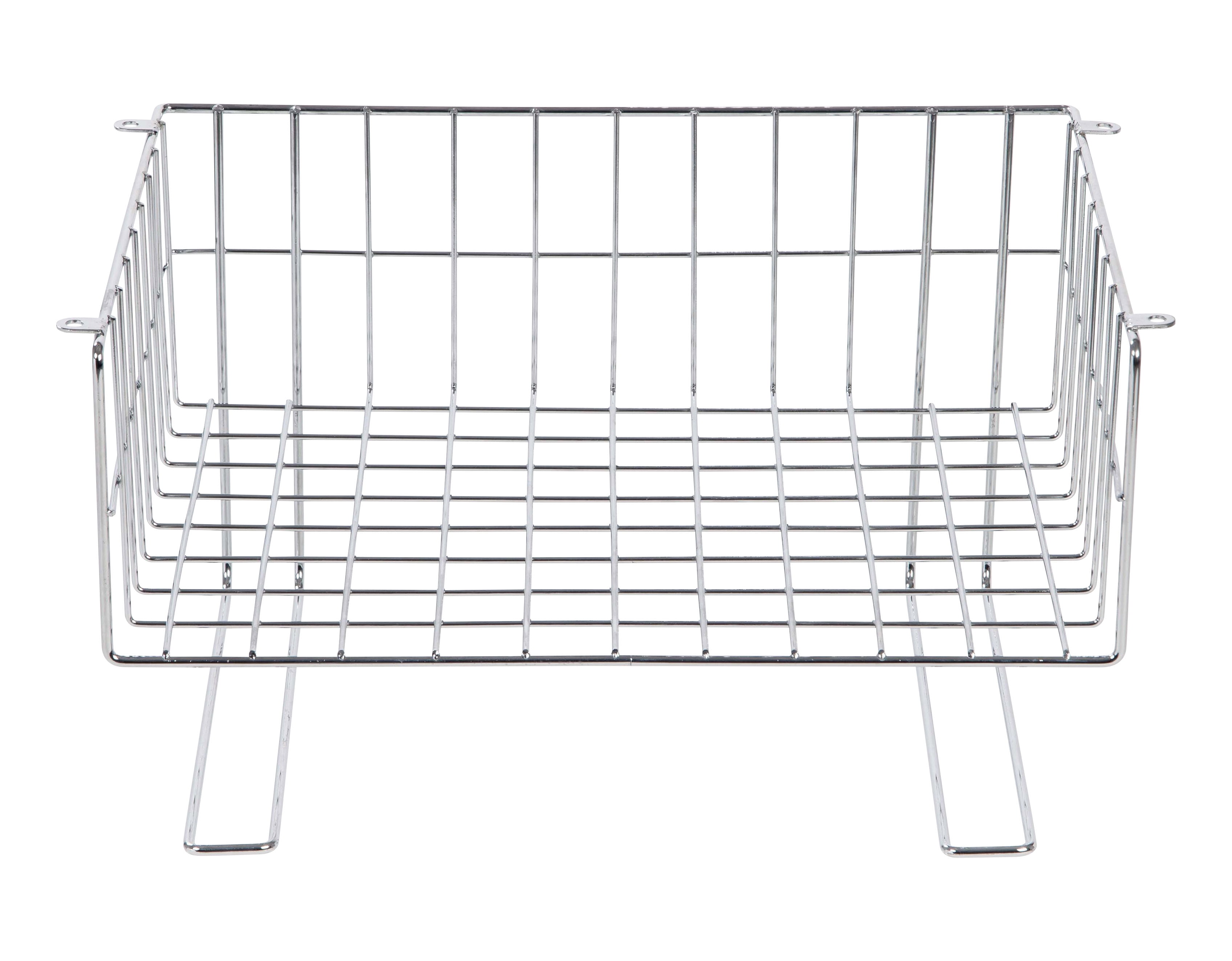 IRIS USA, Wire Under Mountable Storage Basket, Gray