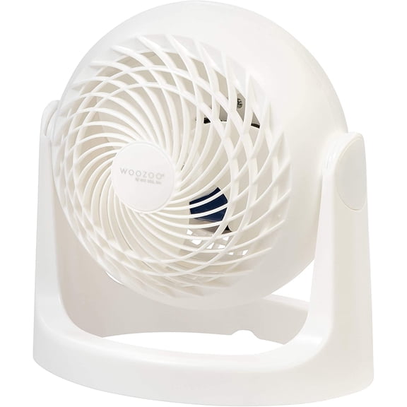 IRIS WOOZOO Fan, Circulator Fan, Table Air Circulator, Desk Fan, Fan for Bedroom, 3 Speeds, 46ft Max Air Distance