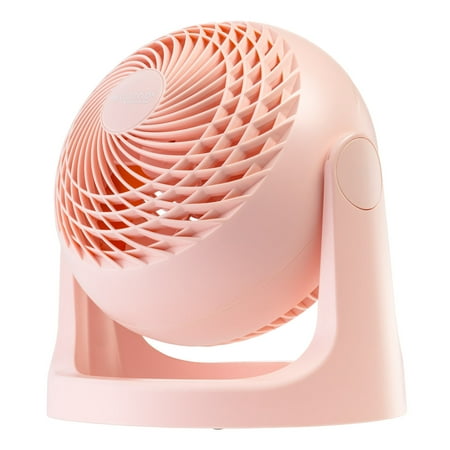 Woozoo Air Circulator Fan - 3 Speed Desk Fan - 275 ft² Area Coverage - Pink