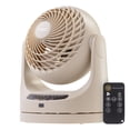 thumbnail image 1 of IRIS WOOZOO Oscillating Fan, Vortex Fan, Remote Equipped 3-in-1 Fan w/ Timer/ Multi Oscillation/ Air Circulator/ 3 Speed Settings, 46ft Max Air Distance, Medium, Latte, 1 of 8