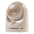 thumbnail image 1 of IRIS WOOZOO Oscillating Vortex Fan, Multi Oscillation/ Air Circulator/ 3 Speed Settings, Small, Latte, 1 of 5