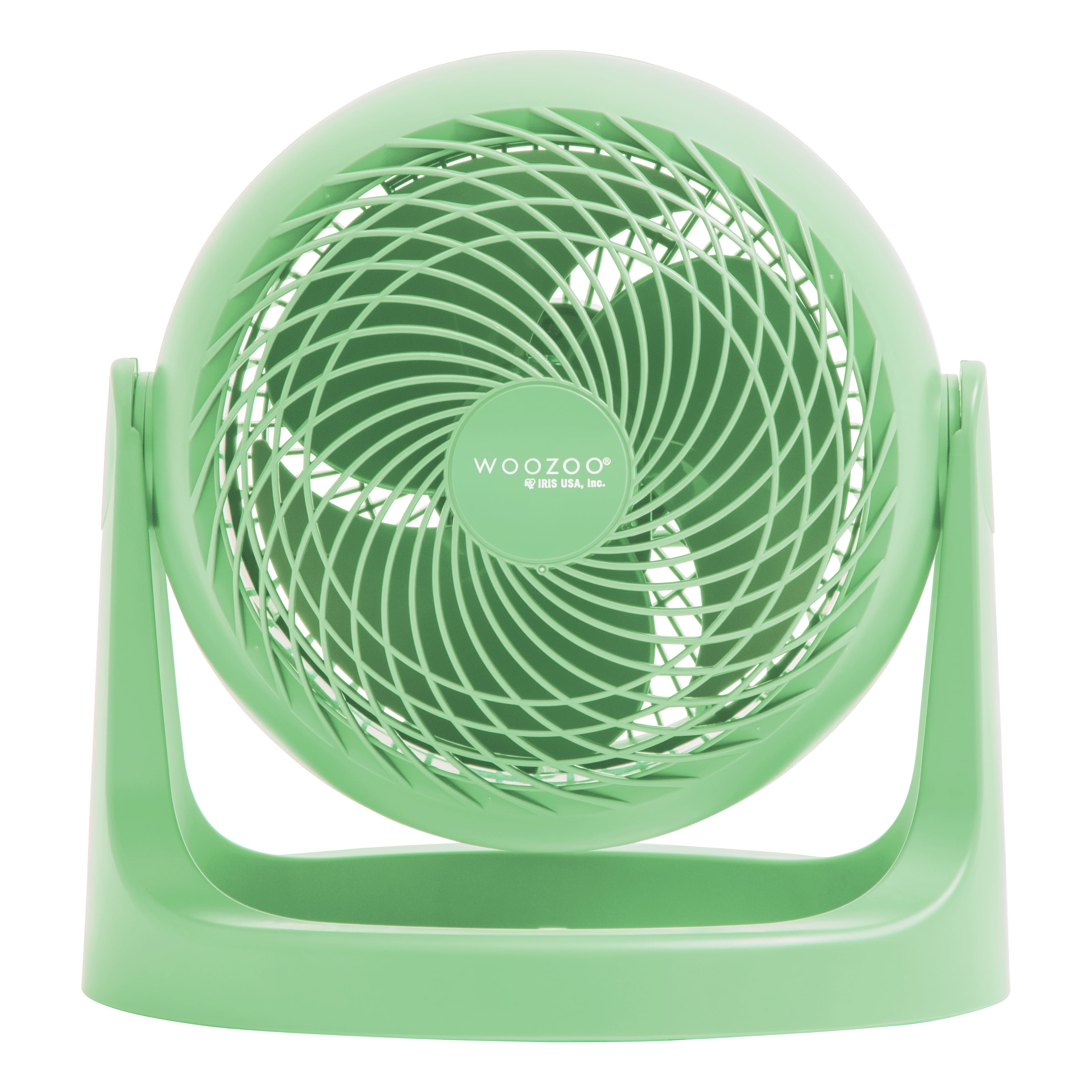 Green 3-Speed Adjustable Tilt Desk Fan