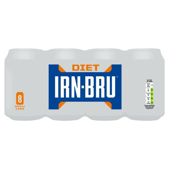 IRN-BRU Sugar Free - 8 x 330ml