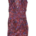 thumbnail image 1 of IRO Womens Floral Swing Dress, Red, M/38 (US 6), 1 of 1