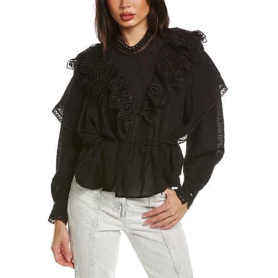 IRO womens Dali Top, 34, Black
