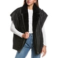 thumbnail image 1 of IRO womens  Fjord Leather & Shearling Jacket, 38, Black, 1 of 3