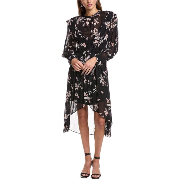 IRO womens  Iliona Maxi Dress, 36, Black