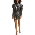 thumbnail image 1 of IRO womens  Kapena Silk-Blend Mini Dress, 32, Black, 1 of 3