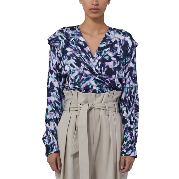 IRO womens  Kute Top, 36, Navy