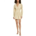 thumbnail image 1 of IRO womens  Leather Mini Dress, 34, Beige, 1 of 3