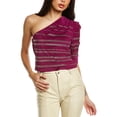 thumbnail image 1 of IRO womens  Moroni Suede Top, 38, Purple, 1 of 3