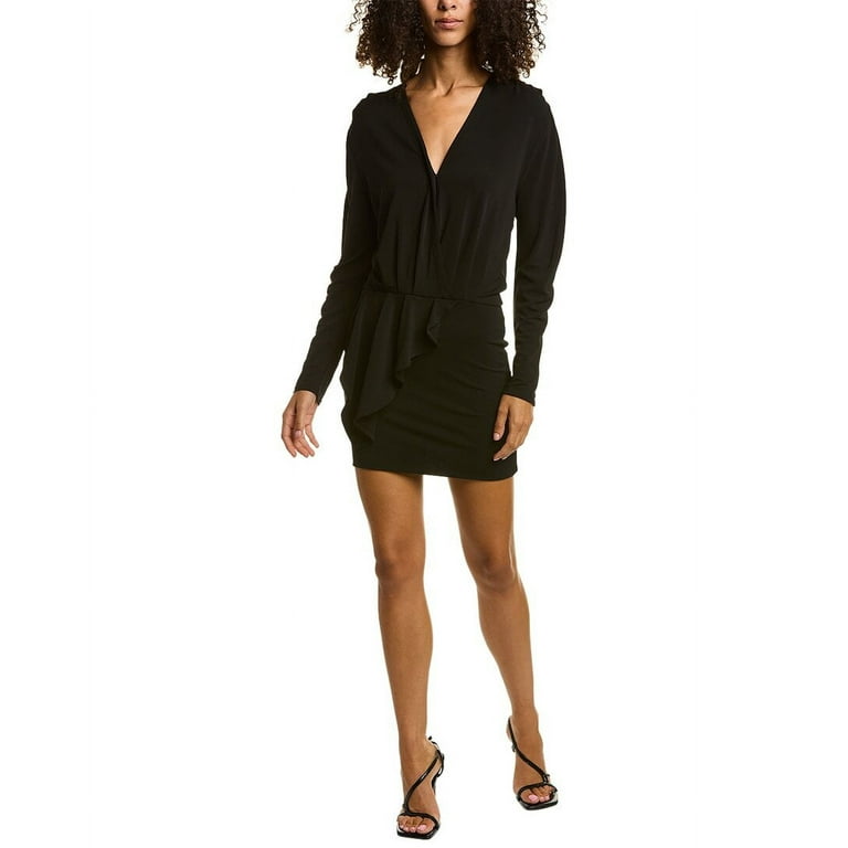 IRO womens Panoua Mini Dress 32 Black Walmart