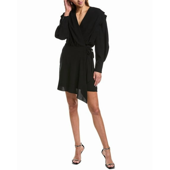 IRO womens Rixton Mini Dress, 36, Black