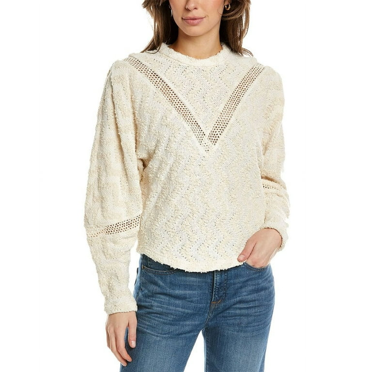 IRO womens Tolman Sweater 36 White Walmart
