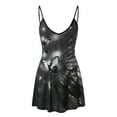thumbnail image 1 of IROINNID A-Line Dress For Women New Fashion Camisole Dress Butterfly Printed Vest Sleeveless V-Neck Short Dress, 1 of 6