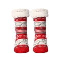 thumbnail image 1 of IROINNID Ankle Socks for Men and Women Christmas Gifts Winter Warm Cotton Plush Thicker Anti-slip Floor Socks Knit Soft Socks Savings,Beige, 1 of 2