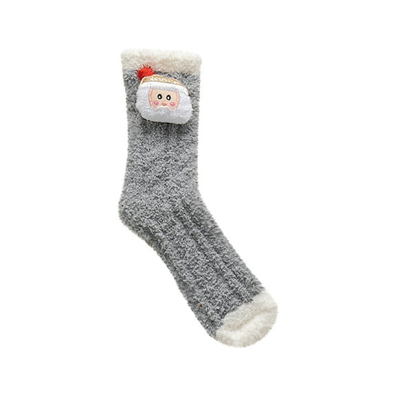 IROINNID Ankle Socks for Women Fun Socks Ladies Cute Warm Sleeping Christmas Socks Floor Socks