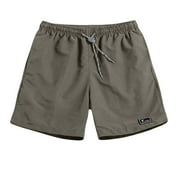 IROINNID Men's Athletic Gym Shorts Soild Color Shorts Casual Outfits Shorts for Running Workout Activewear