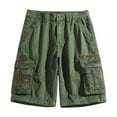 thumbnail image 1 of IROINNID Athletic Shorts for Men with Pockets and Elastic Waistband Quick Dry Cargo Big and Tall Casual Activewear Shorts, 1 of 9