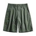 thumbnail image 1 of IROINNID Athletic Shorts for Men with Pockets and Elastic Waistband Quick Dry Soild Big and Tall Casual Activewear, 1 of 4