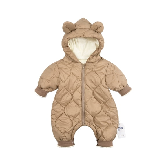 IROINNID Baby Jumpsuit Cute Coat Jumpsuit for Baby Soft Cotton Warm Baby Jumpsuit For Young 2-24Months 18M