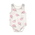 thumbnail image 1 of IROINNID Baby Short Sleeve Onesies Baby Pajamas Summer Printed Creeping Clothes, 1 of 3