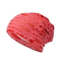 thumbnail image 1 of IROINNID Beanie Cap Unisex Winter Warm Windproof Stretch Cap Cotton Leisure Beanie for Men and Women,Red, 1 of 4