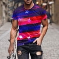 thumbnail image 1 of IROINNID Big and Tall Men T Shirts,Indenpence Day Lightweight Thin Basic Round Neck Casual Blouses for Men, 1 of 5