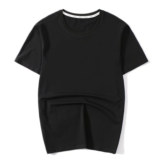 IROINNID Big and Tall T Shirts for Men, Lightweight Thin Basic Lapel Round Neck Plain Casual Summer Tops for Men