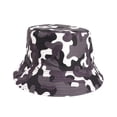 thumbnail image 1 of IROINNID Bucket Hat for Men Women Print Hawaiian Style Double-Sided Wearable Hats Summer Vacation Beach Cotton Versatile Bucket Hats,Dark Gray, 1 of 4