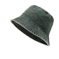 thumbnail image 1 of IROINNID Bucket Jean Hat Unisex Outdoor Sun Protection Vacation Classic Bucket Cotton Hat for Men Women,Green, 1 of 3