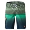 thumbnail image 1 of IROINNID Cargo Shorts for Men Overalls Shorts Beachwear Summer Thin Swimming Trunks Fit Four Point Sports Shorts Pants,Green, 1 of 2