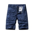 thumbnail image 1 of IROINNID Cargo Shorts for Men Plus Size Cargo Shorts Multi-Pockets Relaxed Summer Beach Shorts Pants,Blue, 1 of 3