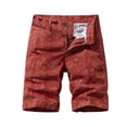 thumbnail image 1 of IROINNID Cargo Shorts for Men Plus Size Cargo Shorts Multi-Pockets Relaxed Summer Beach Shorts Pants,Red, 1 of 7