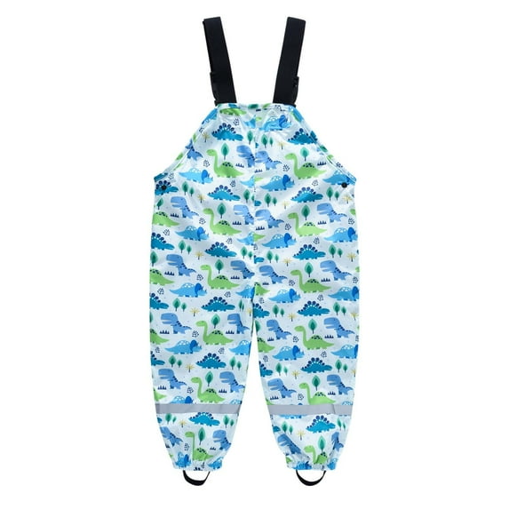 IROINNID Child's Play Water Rain Dungarees For Boys Girls With Cute Cartoon Pattern