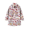 thumbnail image 1 of IROINNID Children's Rain Jacket Waterproof Cute Print Hooded With Pockets, 1 of 5