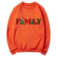 thumbnail image 1 of IROINNID Christmas Sweatshirts for Women Crewneck Letter Printing Pullover Long Sleeve Loose Fit Top Holiday Casual Shirt,Orange, 1 of 3