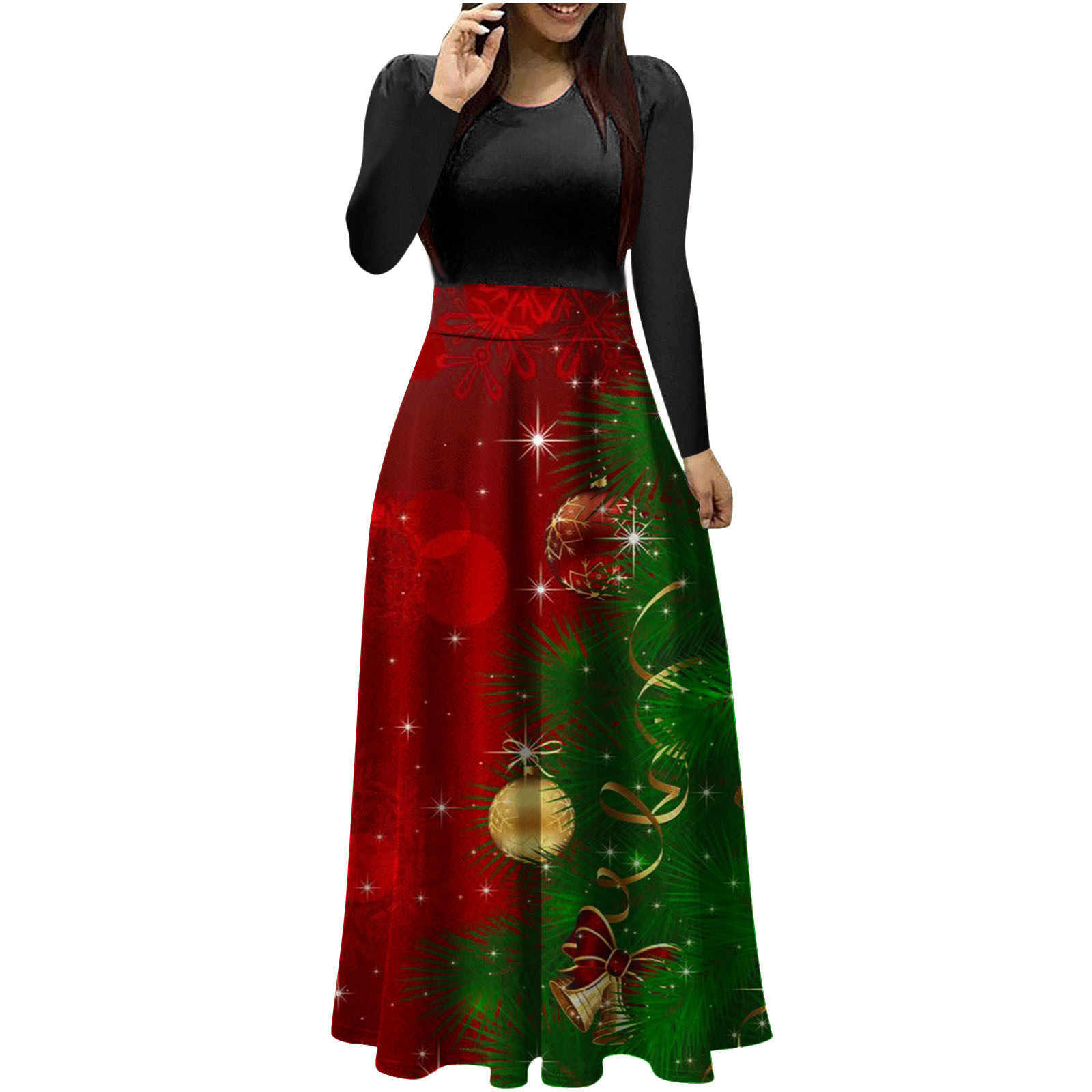 amazon ugly christmas dress Kocowoo Women's Ugly Christmas V Neck Oversize Sweater Dress Long Sleeve  Loose Holiday Knit Xmas Mini Dress. Black at Amazon Women's Clothing store