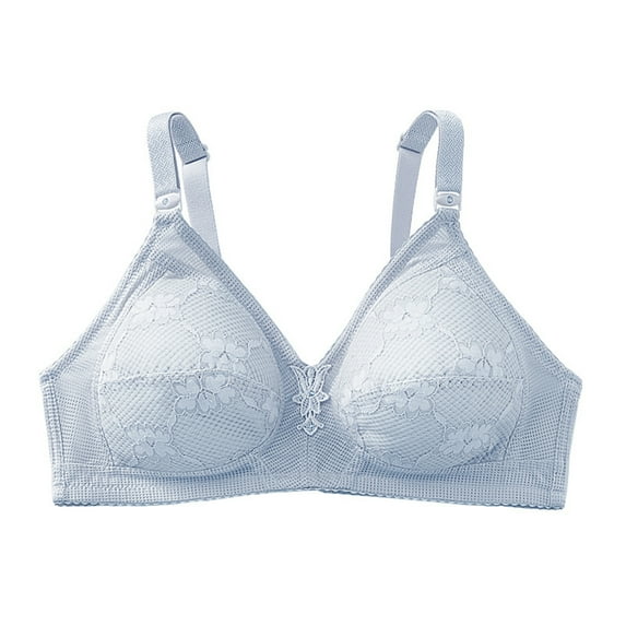 IROINNID Backless Push-Up Bra for Women's Inbarely Triangle Bralette Comfortable Unlined V Neck Wireless Nylon Smoothing Bra Top Stretch