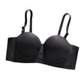 thumbnail image 1 of IROINNID Wireless Bras for Women Floral Contrast Lace Comfy and Breathable Full Coverage Support Adjustable Straps Women's Bras for Everyday Wear, 1 of 6