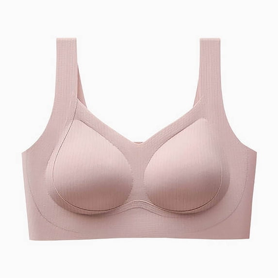 IROINNID Wireless Bras for Women's No Underwire Comfort Seamless Supportive Bra Raceback Push Up Bralettes Full Coverage Sleep Bras